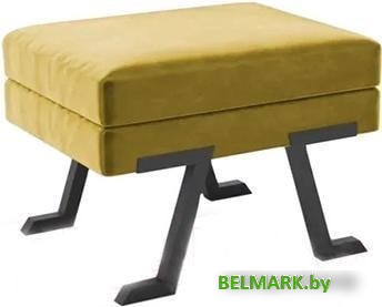 Банкетка Hype Mebel Битл (черный/золото) - фото