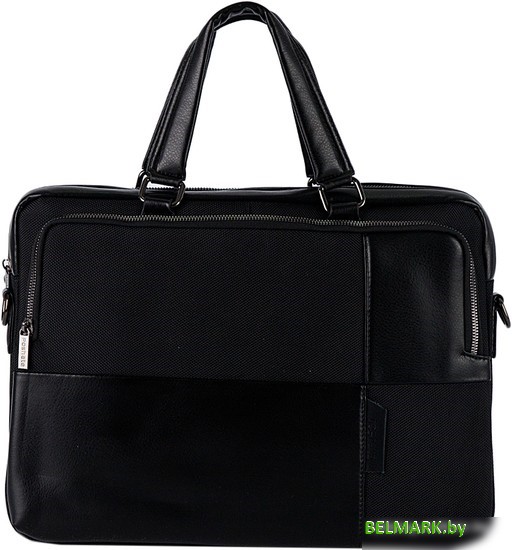 Мужская сумка Poshete 249-8230-8-BLK (черный) - фото