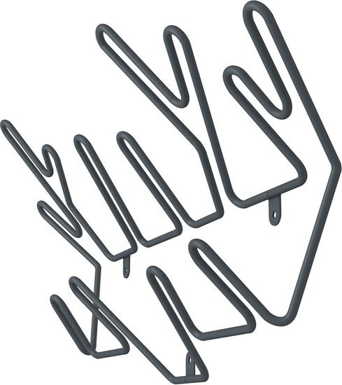 Вешалка для одежды Sheffilton SHT-WH36 (антрацит) - фото2