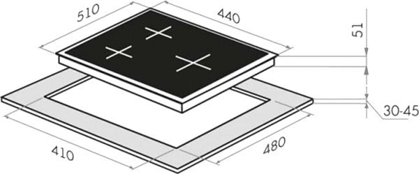 Варочная панель HOMSair HGG431WH - фото2