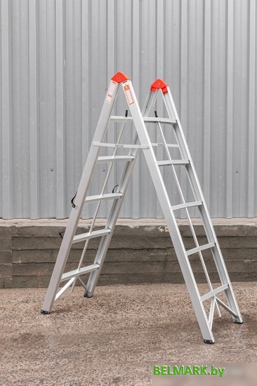 Лестница-стремянка FORSAGE F-TL603-5 (2x5 ступеней) - фото2