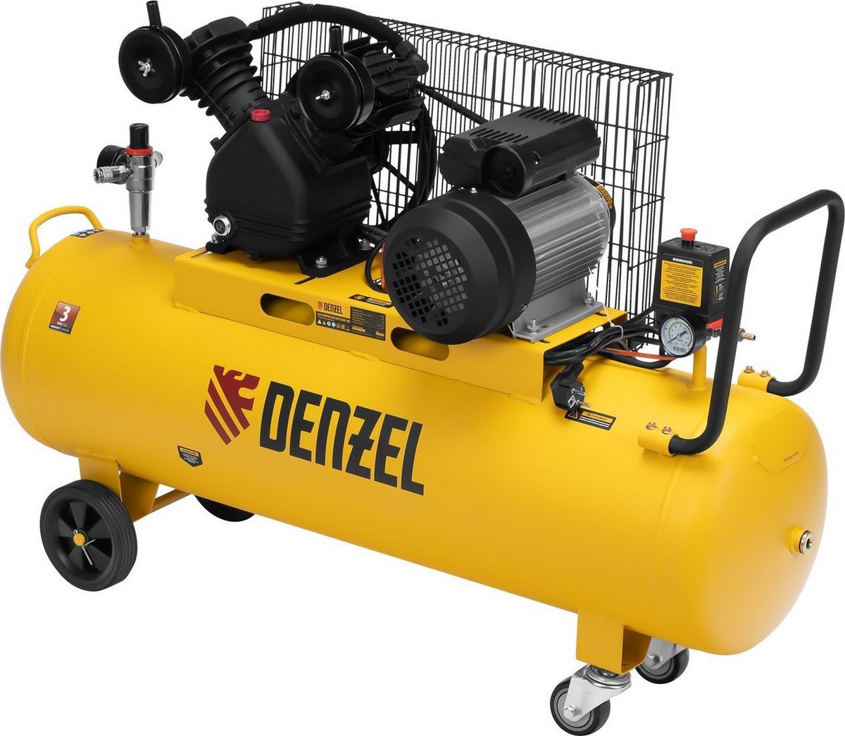 Компрессор Denzel BCV2300/100 - фото2