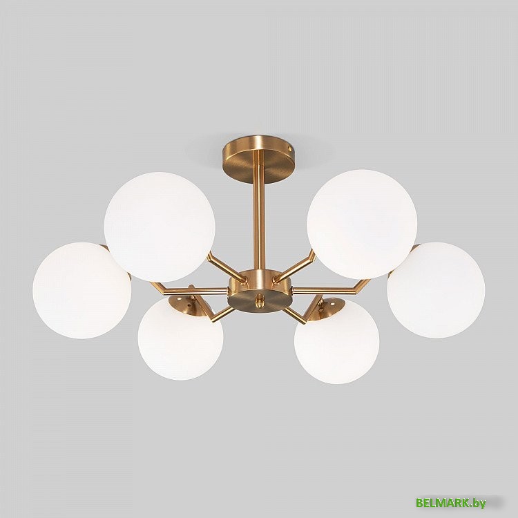 Люстра средней высоты Евросвет Frost 70154/6 латунь - фото