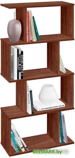 Стеллаж Polini Kids Home Smart фигурный 4 секции 0002273.76 (винтаж) - фото