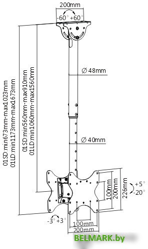Кронштейн Arm Media LCD-1650 - фото2