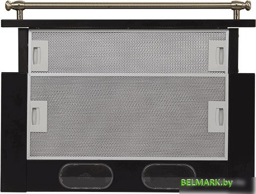 Кухонная вытяжка Elikor Интегра 60П-400-В2Л (антрацит/рейлинг бронза) - фото2