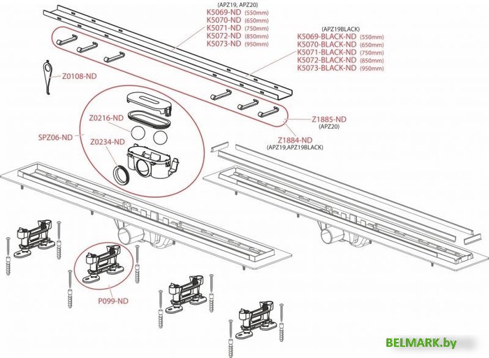 Трап/канал Alcadrain APZ19-750 - фото2