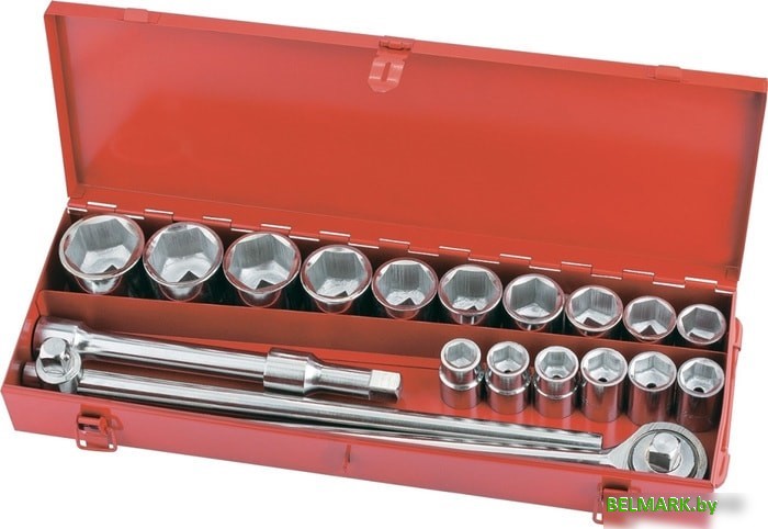 Набор торцевых головок Matrix 13536 (20 предметов) - фото2