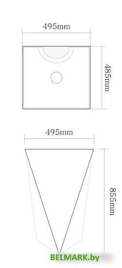 Умывальник SantiLine SL-4009 - фото2