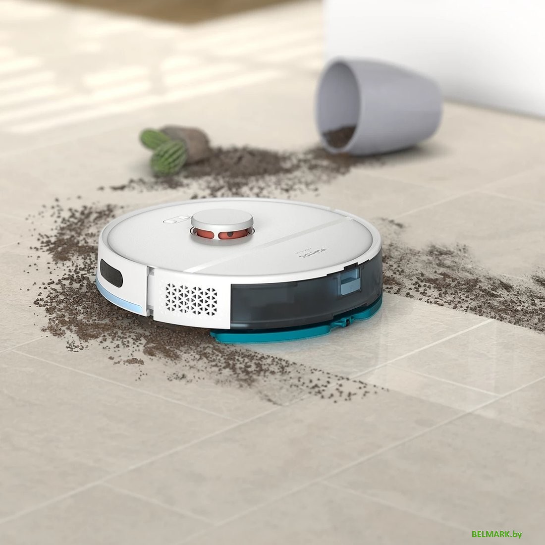 Робот-пылесос Philips HomeRun 2000 series Arctic White XU2000/20 - фото2