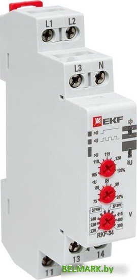 Реле контроля фаз EKF PROxima rkf-34 - фото