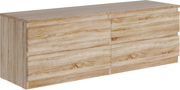 Тумба Mio Tesoro Мальта 4 ящика 160x54 2.05.02.030.3 (дуб сонома) - фото