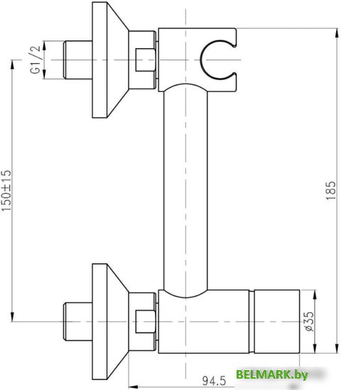 Смеситель Gross Aqua Bidet GA012201C - фото2