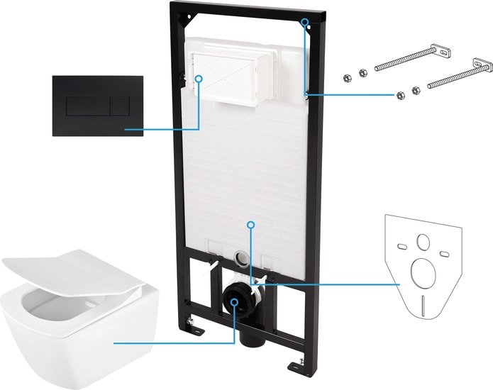 Унитаз Deante Anemon CDZN6ZPW - фото