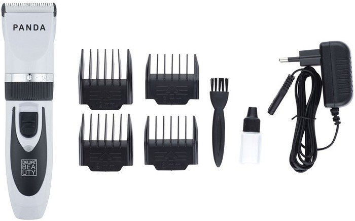 Машинка для стрижки волос Dewal Panda HC9001 (белый) - фото