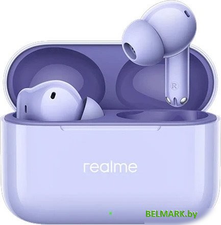 Наушники Realme Buds T200 (сиреневый) - фото