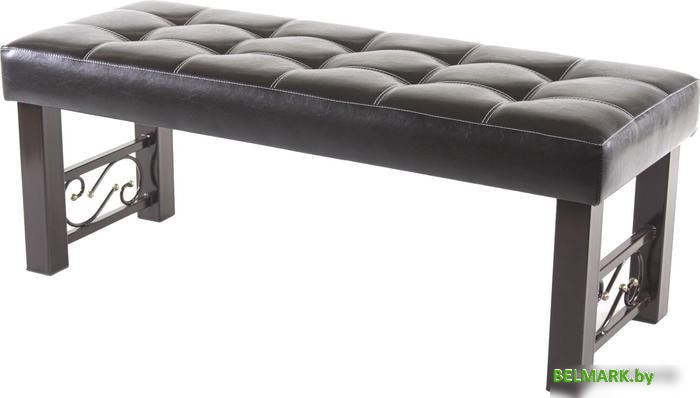 Банкетка AMC Lux 5 кожзам коричневый/коричневый 5.1А12022 - фото