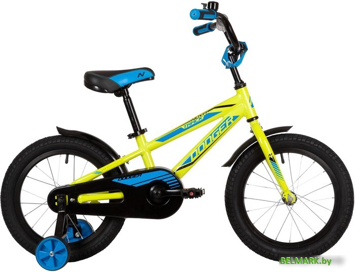 Детский велосипед Novatrack Dodger 16 2022 165ADODGER.GN22 (зеленый) - фото
