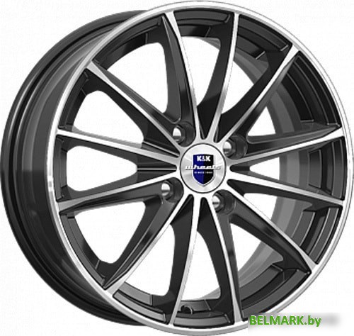 Литые диски K&K Пойнт Бланк 15x6" 4x100мм DIA 54.1мм ET 46мм Алмаз черный - фото
