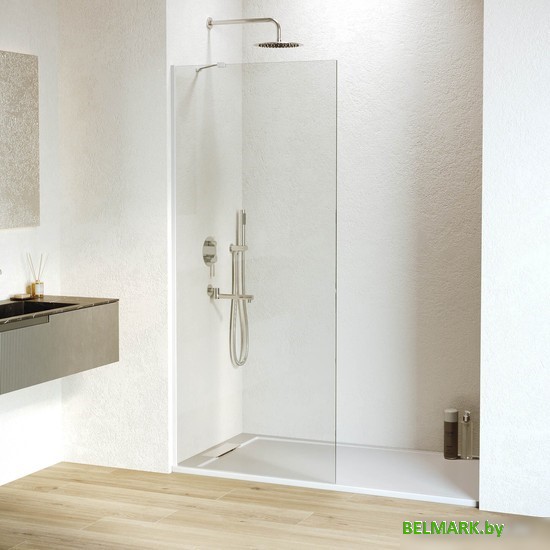 Душевая стенка RGW WA-110W 351011012-15 120 (белый/прозрачное стекло) - фото