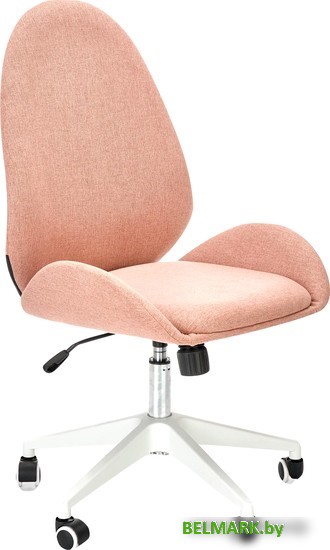 Кресло Halmar Falcao (розовый/белый) - фото