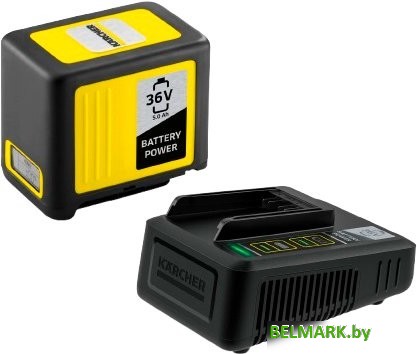 Аккумулятор с зарядным устройством Karcher 2.445-065.0 (36В/5 Ач + 36В) - фото