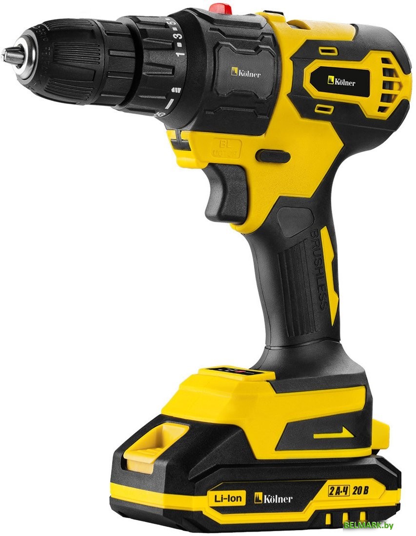 Дрель-шуруповерт Kolner Pro KCMT 20-3C (с 2-мя АКБ, кейс) - фото