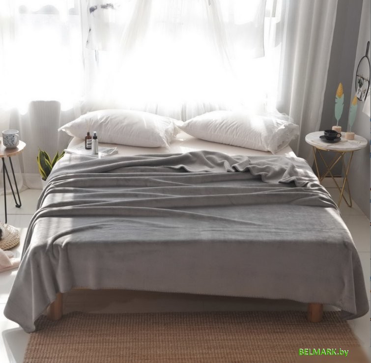 Покрывало Sofi De MarkO София 220x240 Пл-Сс014-220x240 (серый 1) - фото