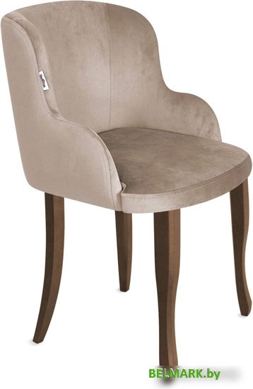 Стул Sheffilton SHT-ST39/S122 (латте/темный орех/черный муар) - фото