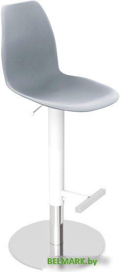 Стул Sheffilton SHT-ST29/S128 (серый/хром/белый муар) - фото