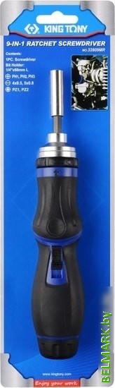 Набор бит King Tony 32809MR (9 предметов) - фото