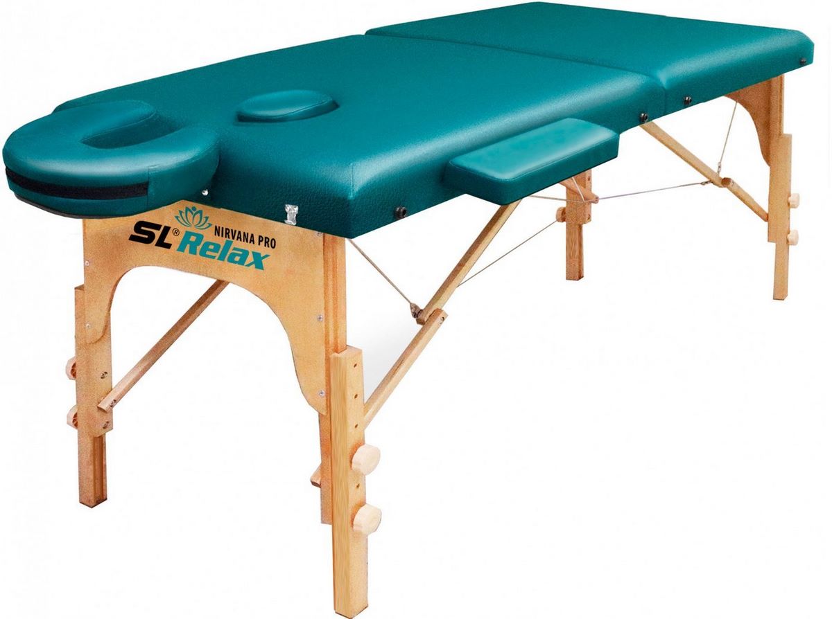 Массажный стол SL Relax Nirvana Pro SLR-13 (бирюзовый) - фото