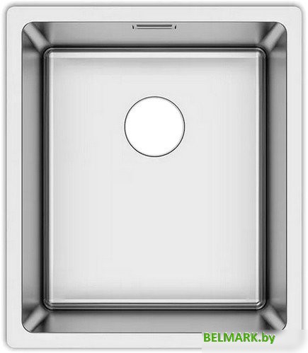 Кухонная мойка Longran TEB340.400 -GT10P (стальной/нержавеющая сталь) - фото