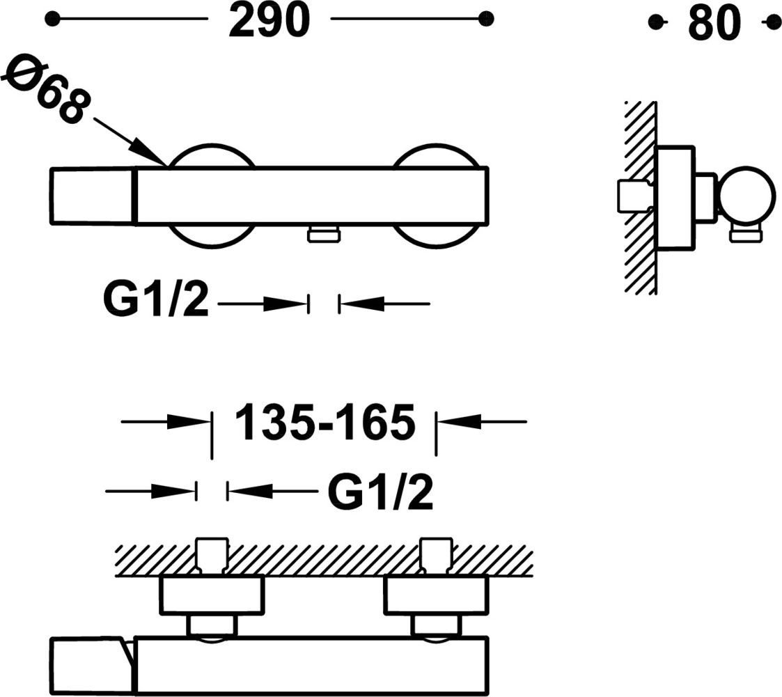 Смеситель с лейкой для биде Tres Study Exclusive 26116701KMB - фото2