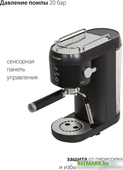 Рожковая кофеварка Pioneer CM109P (черный) - фото2