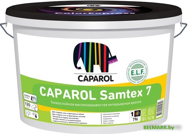 Краска Caparol Samtex 7 (белый, база 1, 10 л) - фото