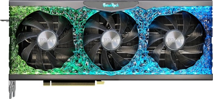 Видеокарта Palit GeForce RTX 3070 Ti GameRock 8GB GDDR6X NED307T019P2-1047G - фото