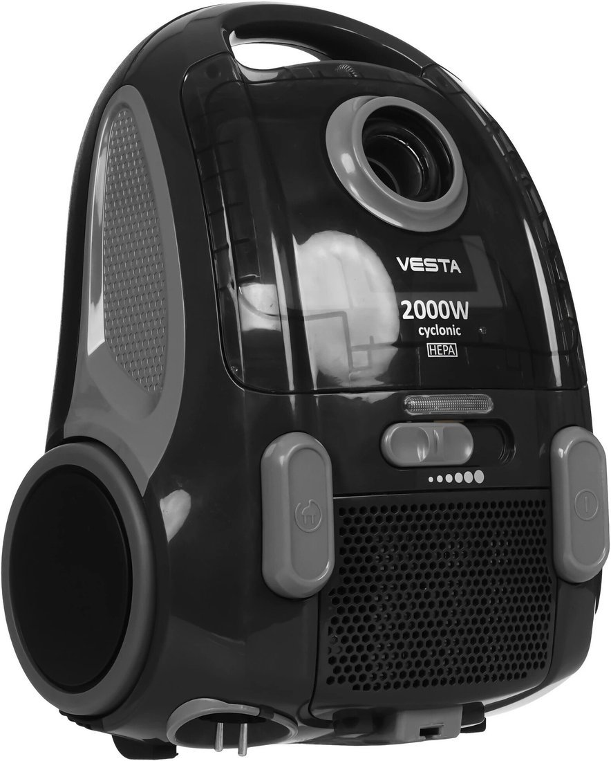 Пылесос Vesta V3U2000 (черный/серый) - фото