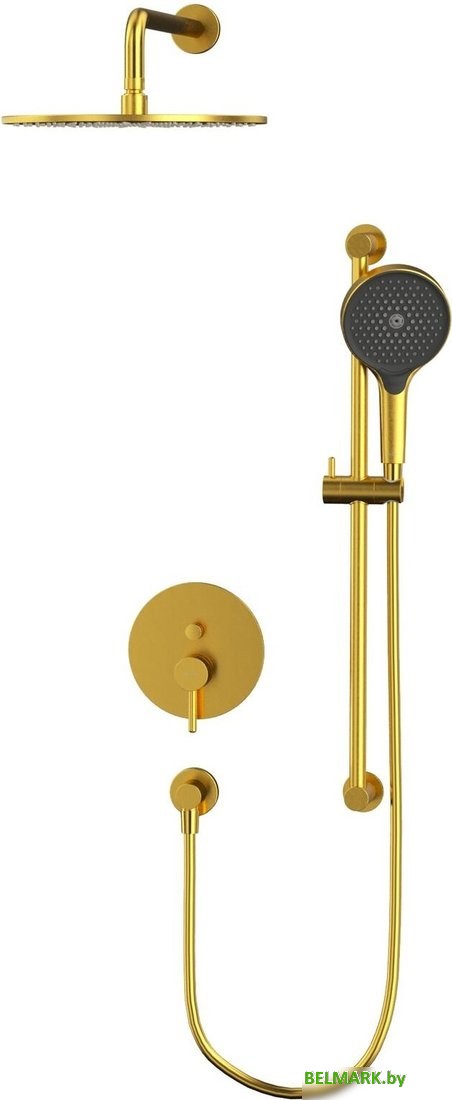 Душевая система Whitecross Y YSET05TOPGLB (брашированное золото) - фото2