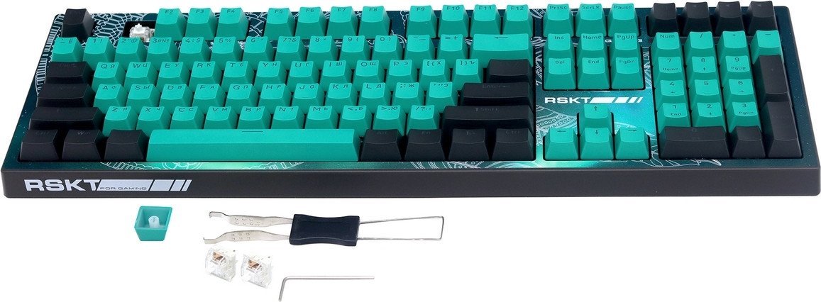 Клавиатура Raskat KM002-UV-GREEN - фото2