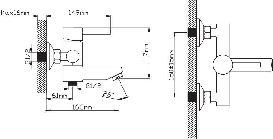 Смеситель Diadonna Д234-30S - фото2