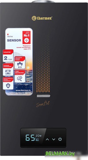 Газовая колонка Thermex S 20 MD (Art Black) - фото