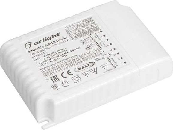 Блок питания Arlight ARJ-SP-30-PFC-1-10V-DALI2-PD 025122(1) - фото