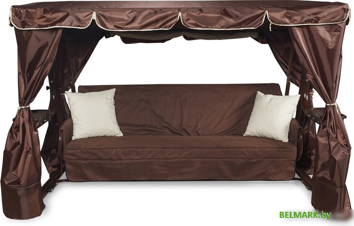 Садовые качели LetoLux Нирвана Premium 76 (шоколад) - фото2