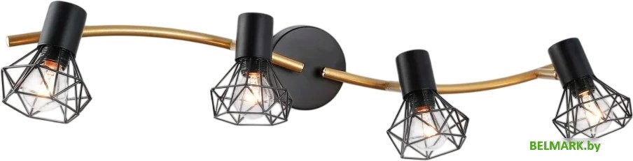 Спот Ambrella TR8658/4 BK/GD (черный/золото) - фото