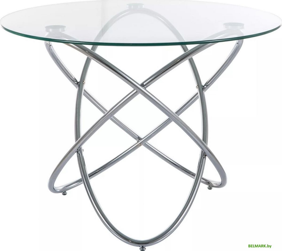 Кухонный стол Signal Orbit 100 (прозрачный/хром) - фото