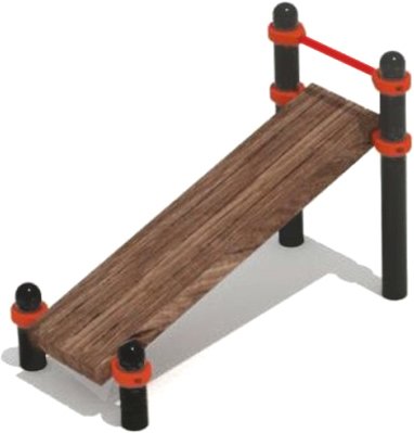 Скамья для пресса Dinamika Наклонная ZSO-001918 - фото