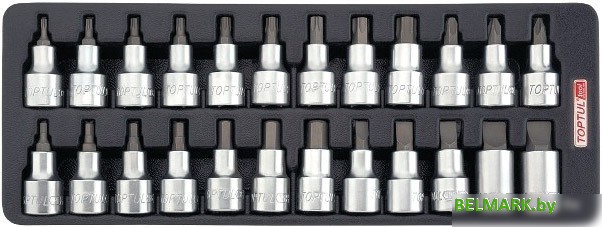Набор бит Toptul GAAT2402 24 предмета - фото