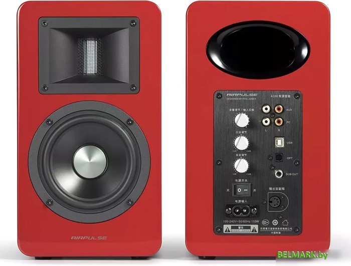 Полочная акустика Edifier AirPulse A100 (красный) - фото2