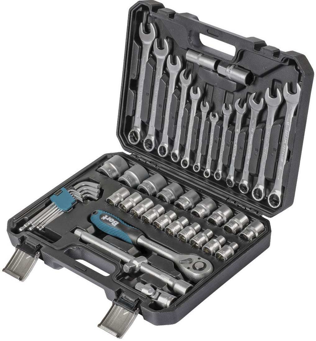 Универсальный набор инструментов Bort BTK-47 (47 предметов) - фото